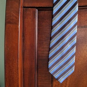 Blue/Brown Striped Tie